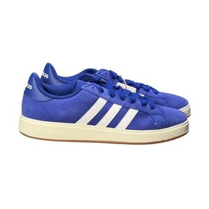 NEW Adidas Grand Court Base 00s Mens 11.5 Blue White Suede Shoes Sneakers IH1039